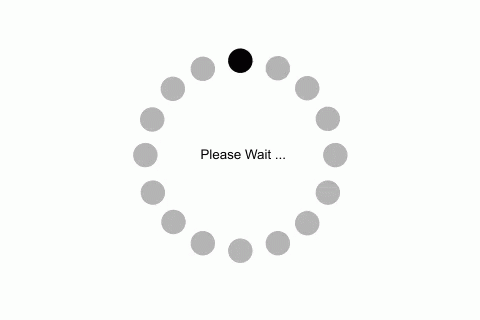 Please wait while